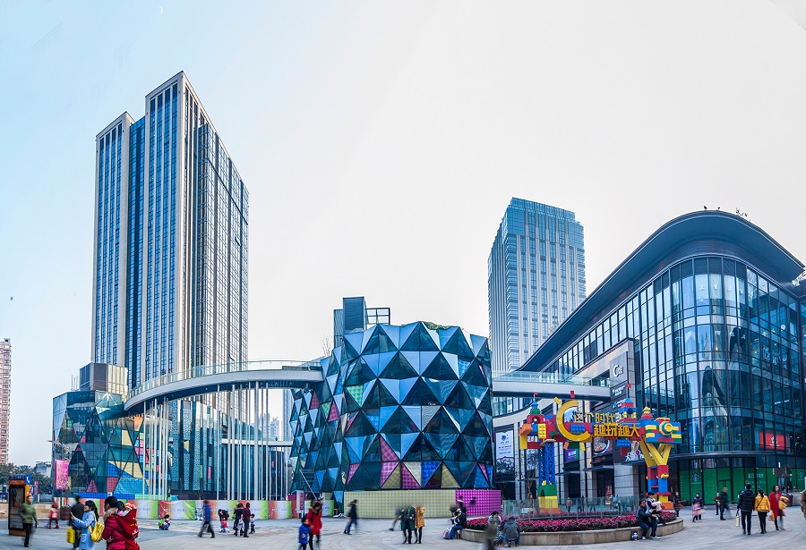 重庆龙湖天街是西南地区唯一全业态的家庭文娱体验式购物中心